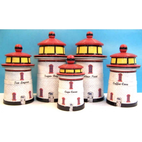 Plaster Molds - Medium Lighthouse Canister